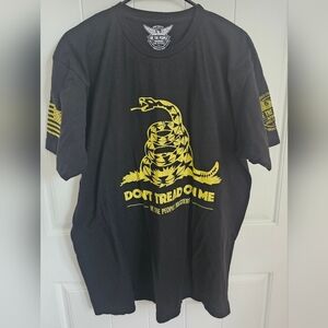 WE THE PEOPLE HOLSTERS Don't Tread On Me Mens Black Short Sleeve Tee Shirt